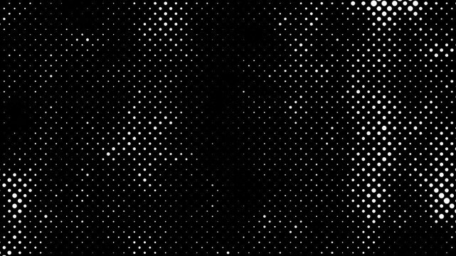 Abstract stop motion graphic with grunge halftone dot overlay for creative backgrounds