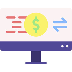Finance single vector icon illustration