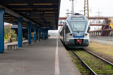 Kőbánya-Kispest train station in Budapest