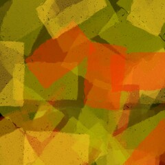 Abstract Colorful Geometric Background in Warm Earth Tones