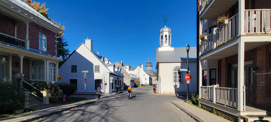 Rue des Ursuline, the oldest street in Trois-Rivières  Quebec, Canada