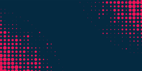 Dots halftone orange color pattern gradient texture with technology digital background. Dots pop art comics with summer background arts modern