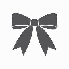 Black ribbon bow, Decorative, Elegant black ribbon bow, Vector silhouette, Minimal,  Holiday decoration, Gift wrapping designs, Graphic Design, Classic, Designers, tie, Simple Ribbon Bow, symbols,