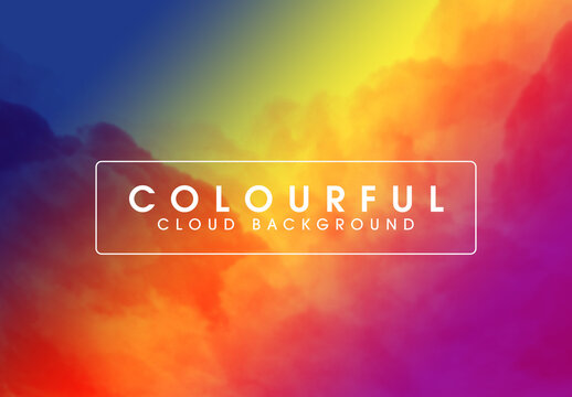 Colorful Cloud Background Texture