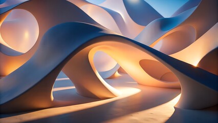 Red and green abstract wave background design