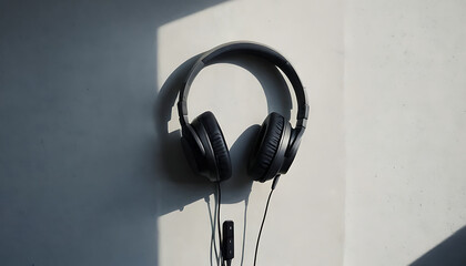 Stylish interior detail captured in golden hour light, geometric shadow patterns and tasteful minimal design, perfect for mockups, brochures and lookbooks