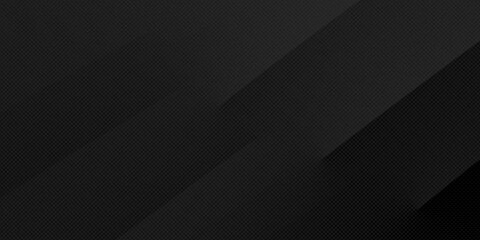 metallic black abstract background with carbon fiber texture, Geometric or Diagonal touch, and smooth gradients. Background for banners, posters, and luxury, modern, and professional brand designs.