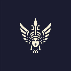 Lady of Greek Athena Logo