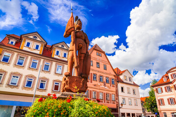 Bad Mergentheim, Germany. Charming city on Romantic Road route in Bavaria.