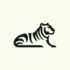 Minimalist Tiger Logo