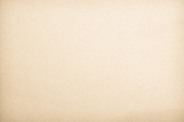 Old paper vintage texture surface for background. Recycle pale brown paper texture, Cream color recycled kraft paper texture blank with copy space for text.
