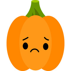 Cute Cartoon Butternut Squash Illustration