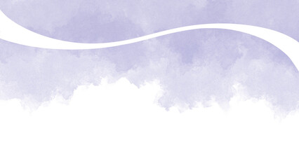 かぶせる半透明の装飾波1本ライン紫