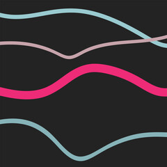 Fototapeta premium Dynamic abstract background with energetic curves. pastel lines abstract background