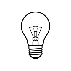 light bulb vector illustration