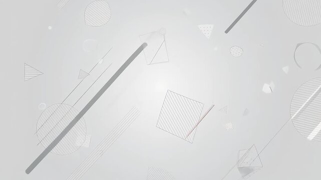 Minimal Geometric Shapes Moving
