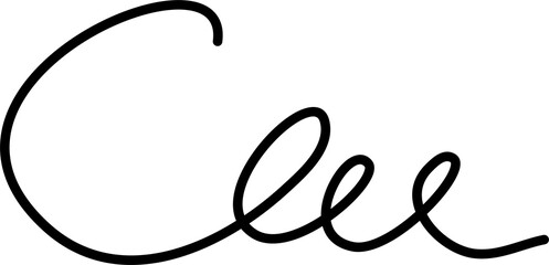 Set of spiral line doodle style. Design elements