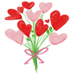 heart of roses bouquet heart 