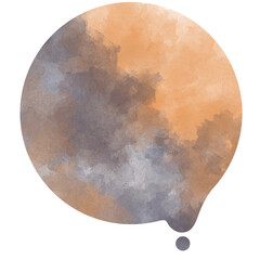 とけるまるのオレンジと黒の素材