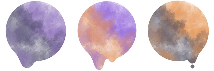 とけるまるのハロウィンカラーセット素材