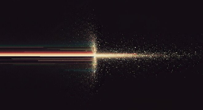 Abstract background featuring dynamic digital distortion, noise, and warped colorful patterns suggesting chaos and technological error ,modern ,warp ,pattern