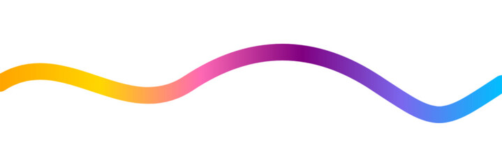 Smooth Gradient Sinusoidal Wave with Vibrant Color Transition