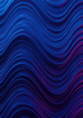 Fototapeta premium Abstract blue and purple geometric displacement background. Digital glitch texture with shifting geometric patterns and waves, blue, motion, screen