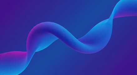 Abstract blue and purple gradient flow representing continuous time, timelessness, and the philosophical concept of infinity and boundless duration, endless, profound, ethereal