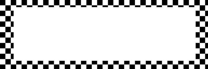 Black and white checkered line seamless pattern, checkered chessboard, racing stripe speed, Racing flag finish line. dynamic lines, competition, automotive graphics,