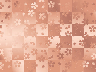 小桜、格子、8桃金B