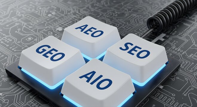 SEO and AI Automation Technology Concepts - Digital Marketing Strategy and Technology