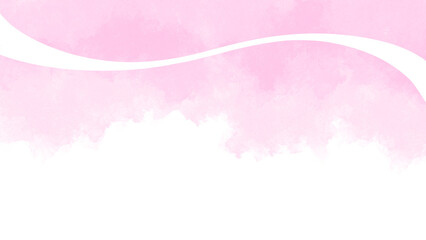 かぶせる半透明の装飾波1本ラインピンク