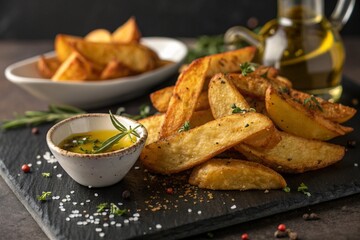 Potato Wedges Restaurant Style, Food Commercial