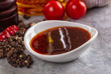Black pepper sauce for meat