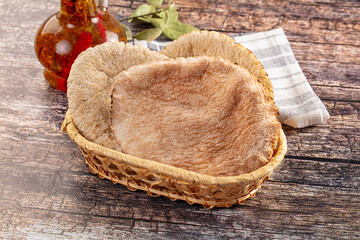 Turkish traditional Pita round bread