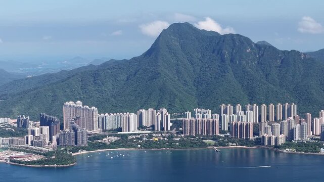 Mountainous landscape with urban foothills at Ma On Shan June 7 2025