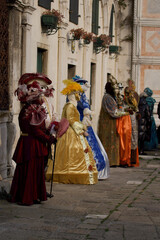 Naklejka premium venice carnival mask