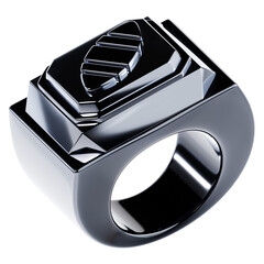 Silver Championship Ring for American Football