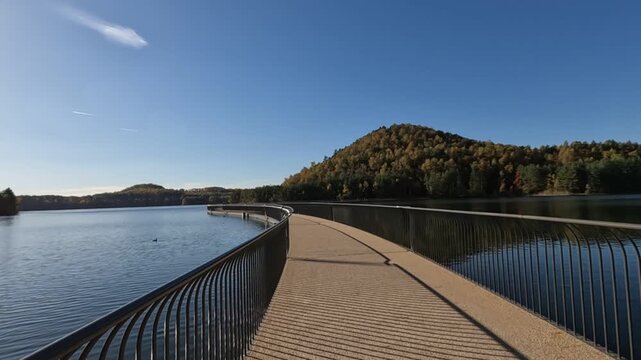 Mijnterrils Br&uuml;cke Terrhils im Nationalpark Hoge Kempen in Limburg Belgien