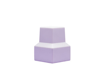 Obraz premium White hexagonal nut isolated on transparent background