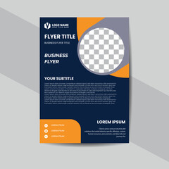 a bundle of 4 templates of different colors a4 flyer template, modern business flyer template, abstract business flyer and creative design, IT company flyer and editable vector template design
