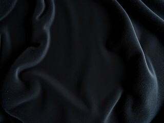 Obraz premium A velvety black surface, smooth and absorbent, with no hint of light, texture, textile