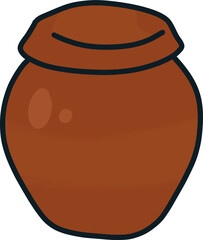 Earthen Jar Illustration