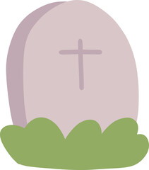 Fototapeta premium Grave Illustration Icon