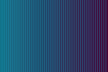 Obraz premium A vertical ribbed gradient background transitioning from teal to deep purple.