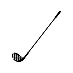 Classic Golf Club Silhouette Sport Game Equipment Outdoor Recreation Design