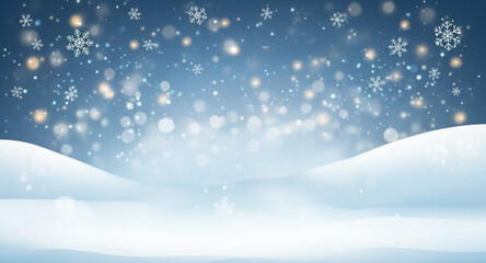 christmas background with snowflakes