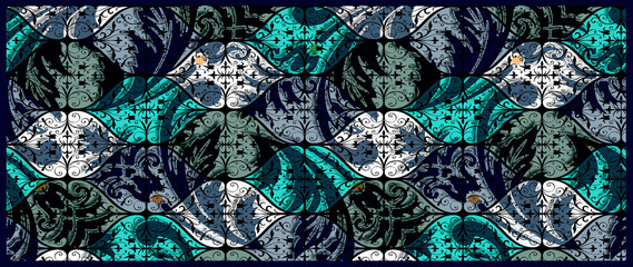 abstract colorful mixed pattern
