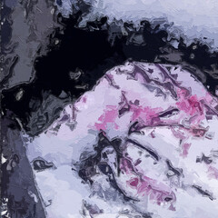 Various oil paintings, flowers, roses, peonies, snow landscapes, mountain areas, swallows, villages, lakes, sailboats, roosters, chicks, plum blossoms