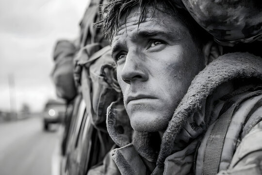 Soldier Returning Home